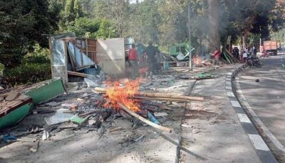 Penertiban PKL di Puncak Bogor Berakhir Ricuh, Pedagang Ogah Pindah ke Rest Area