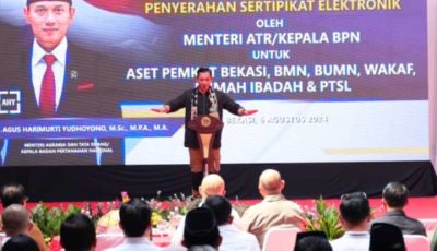 Menteri AHY Apresiasi Revitalisasi Kantah Kota Bekasi