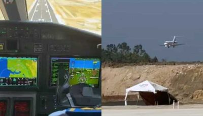 Perdana, Pesawat Jet Mendarat di Bandara IKN, Ditumpangi Menhub