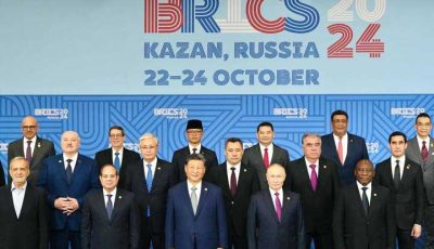 Menlu RI Sugiono saat menghadiri KTT BRICS Plus, Kamis (24/10/2024) di Kazan, Rusia. (Foto:Kemlu RI/Ist)