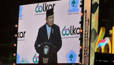 Prabowo Nyaman Puan Maharani Hadiri HUT Golkar: Demokrasi Perlu yang di Luar Koalisi