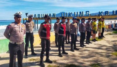 325 Personel Gabungan Amankan WSL Krui Pro 2025 di Pesisir Barat Lampung