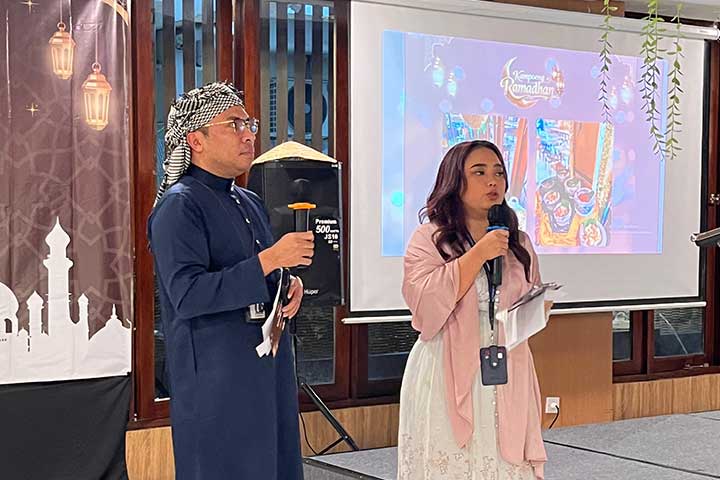 Berbagi dan buka puasa bersama anak yatim Golden Tulip Tangerang
