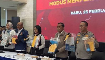 Konferensi pers Bareskrim Polri kasus perdagangan bayi