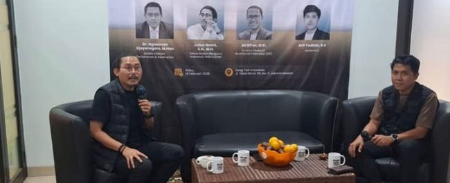 Diskusi reformasi Polri di Jakarta bersama Julius Ibrani sebagai narasumber