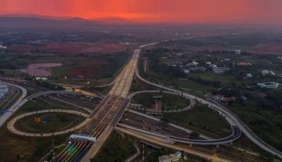 Simpang susun Tol Serbaraja Kabupaten Tangerang