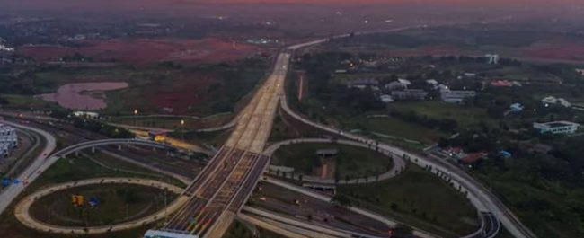 Simpang susun Tol Serbaraja Kabupaten Tangerang