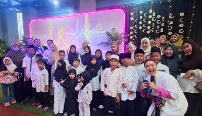 Suasana buka puasa bersama anak yatim di Vega Hotel Gading Serpong