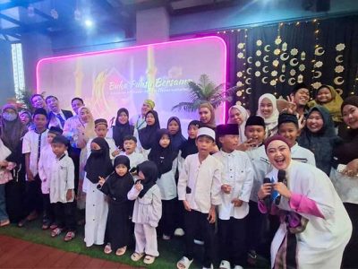 Suasana buka puasa bersama anak yatim di Vega Hotel Gading Serpong