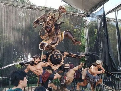 Penampilan ogoh-ogoh kreatif Badung Çaka Fest 2026