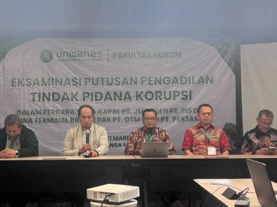 Para pakar hukum menggelar eksaminasi kasus Pertamina