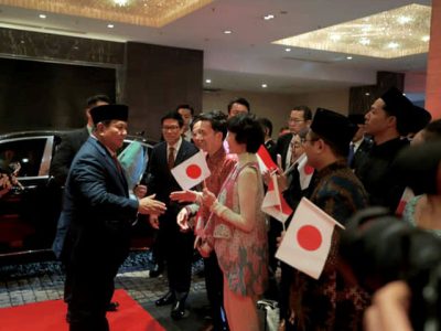 Presiden Prabowo disambut taruna Indonesia di National Defence Academy Tokyo Jepang