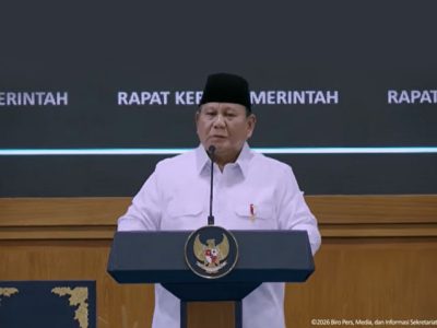 Presiden Prabowo memberikan arahan terkait evaluasi IUP hutan lindung
