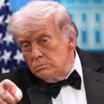 Presiden AS Donald Trump saat memberikan pernyataan terkait gugatan hukum terhadap media global