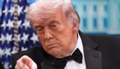 Presiden AS Donald Trump saat memberikan pernyataan terkait gugatan hukum terhadap media global