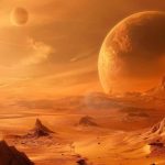 Ilustrasi pesawat luar angkasa menempuh rute cepat menuju planet Mars
