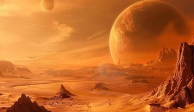Ilustrasi pesawat luar angkasa menempuh rute cepat menuju planet Mars