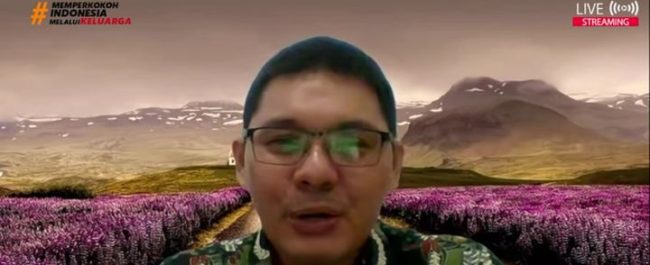 Konselor keluarga Deni Surya Saputra saat menjadi narasumber program Sketsa Keluarga Indonesia membahas pemulihan pernikahan