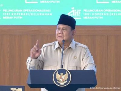Presiden Prabowo Subianto menyampaikan pidato KEM-PPKF RAPBN 2027 dalam Rapat Paripurna DPR RI