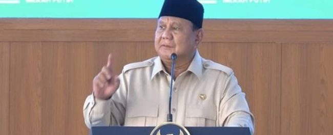 Presiden Prabowo Subianto menyampaikan pidato KEM-PPKF RAPBN 2027 dalam Rapat Paripurna DPR RI
