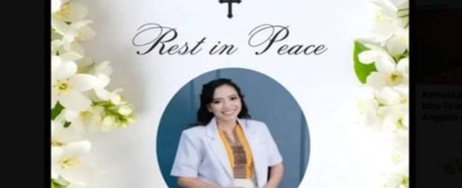 Foto kenangan dokter muda dr. Eliza Princila Utami Pakaenoni atau dokter Icha semasa hidupnya