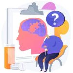 Ilustrasi seorang lansia sedang didampingi keluarga sebagai bentuk dukungan terhadap penderita penyakit Alzheimer