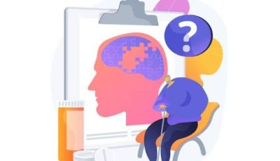 Ilustrasi seorang lansia sedang didampingi keluarga sebagai bentuk dukungan terhadap penderita penyakit Alzheimer