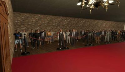 Tangkapan layar atau screenshot dari game horor indie Spooky Men yang menjadi game termahal di platform Steam