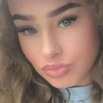 Foto paspor atau dokumentasi influencer TikTok asal Inggris Brooke George yang ditahan di Dubai