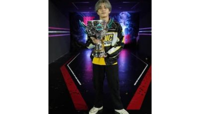 Kairi Rayelsdelsol alias Kairi ONIC dalam sesi konferensi pers peluncuran film Nobody Loves Kay di Senayan