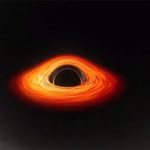 Ilustrasi penampakan visual lubang hitam atau black hole di alam semesta hasil pencitraan NASA
