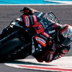 Pembalap Aprilia Racing Marco Bezzecchi saat beraksi di lintasan sebelum insiden kecelakaan di GP Belanda 2026