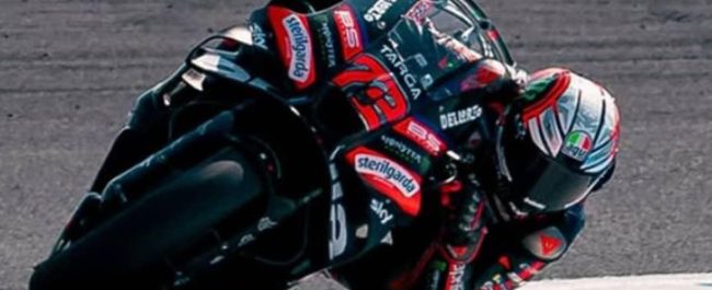 Pembalap Aprilia Racing Marco Bezzecchi saat beraksi di lintasan sebelum insiden kecelakaan di GP Belanda 2026