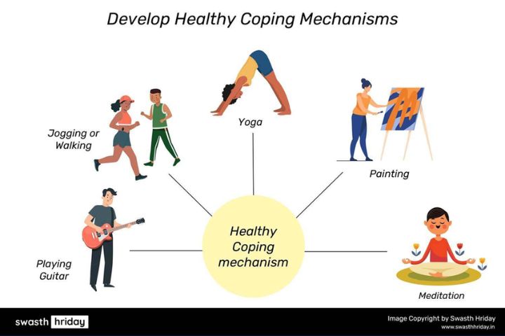 Develop healthy coping mechanisms