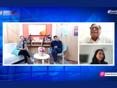 Dokter spesialis kedokteran jiwa dr. Danardi Sosrosumihardjo Sp.KJ (K) saat menjelaskan cara mengelola stres tanpa obat dalam program Sketsa Keluarga Indonesia