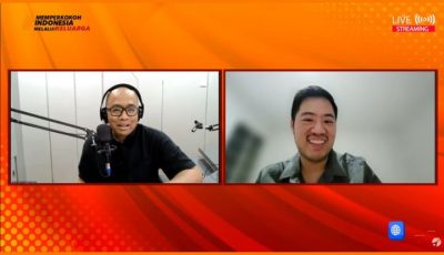 dr. Pieter Juanarta SpM saat memberikan pemaparan edukasi kesehatan mata mengenai diabetic retinopathy dalam program Ngobrol Kesehatan di Heartline Radio