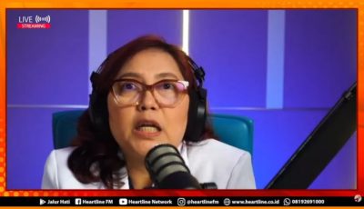 dr. Rondang Rosmawati Nababan Sp.KJ saat memberikan pemaparan mengenai edukasi penanganan self harm pada remaja dalam siaran Radio Heartline