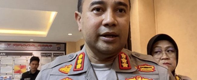 Kabid Humas Polda DIY Kombes Ihsan saat memberikan keterangan pers mengenai perkembangan kasus hukum di wilayah Yogyakarta