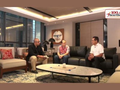 Lilik Agung dan Wahyu saat mengisi program Indonesia On Leadership membahas konsep work life integration dan kesejahteraan karyawan
