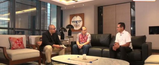 Lilik Agung dan Wahyu saat mengisi program Indonesia On Leadership membahas konsep work life integration dan kesejahteraan karyawan