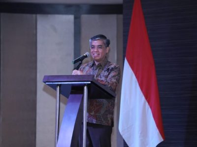 Menteri Ketenagakerjaan Yassierli saat menyampaikan arahan mengenai penguatan ekosistem ketenagakerjaan nasional