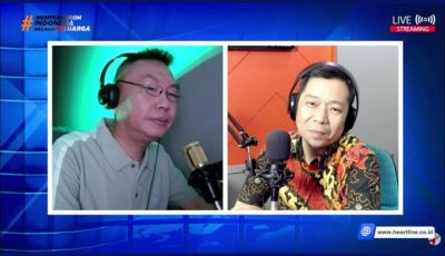 Pastor Jonatan Prawira saat menyampaikan renungan spiritual dalam program Firman dalam Pujian di radio Heartline FM