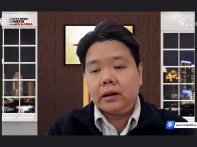 Tangkapan layar talkshow hukum mengenai penanganan dan perlindungan korban kekerasan dalam hubungan pacaran