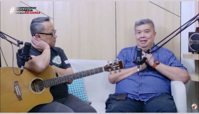 Tonny Sunarjo saat membagikan kesaksian iman dan kisah perjalanannya di program Soul Of Worship Heartline FM