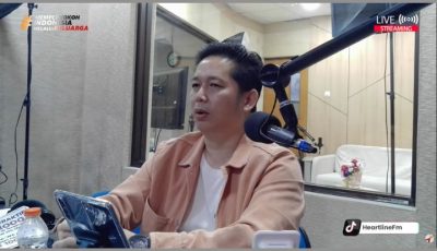Daniel Arista saat membagikan kesaksian hidup dan pengalaman bangkit dari pengkhianatan rekan bisnis dalam program BDK di Radio Heartline FM Tangerang