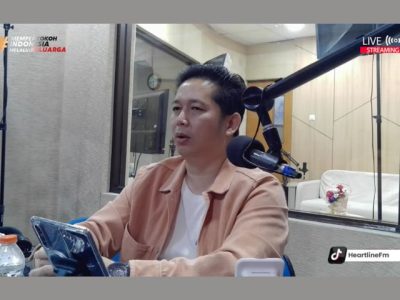 Daniel Arista saat membagikan kesaksian hidup dan pengalaman bangkit dari pengkhianatan rekan bisnis dalam program BDK di Radio Heartline FM Tangerang