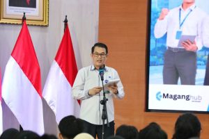 Dirjen Binalavotas Kemnaker Darmawansyah saat menyampaikan arahan terkait proses seleksi Pelatihan Vokasi Nasional PVN Batch 4 Tahun 2026
