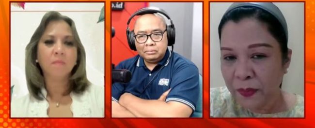 Dr. dr. Alfiah Amiruddin MD MSurg bersama Jose Marwoto saat menjadi narasumber dalam program Ngobres membahas kanker payudara pada ibu hamil dan menyusui di Radio Heartline
