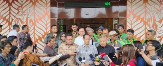 Mantan Menteri Pendidikan, Kebudayaan, Riset, dan Teknologi periode 2019–2024, Nadiem Anwar Makarim.