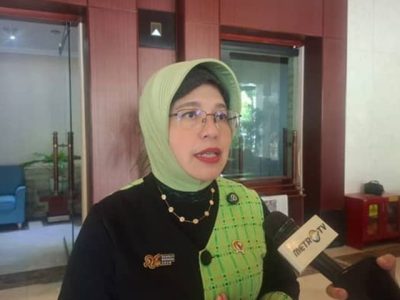 Kepala Badan Pusat Statistik Amalia Adininggar Widyasanti saat memaparkan data pertumbuhan ekonomi Indonesia Triwulan II-2026 di Jakarta